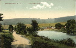 East Side Drive Bainbridge, NY Postcard Postcard