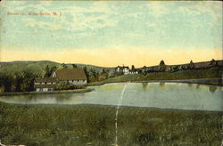 Reservoir Branchville, NJ Postcard Postcard