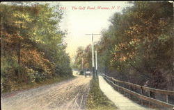 The Gulf Road Warsaw, NY Postcard Postcard