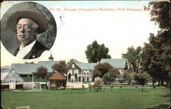 Denman Thompson's Residence Postcard