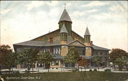 Auditorium Ocean Grove, NJ Postcard Postcard