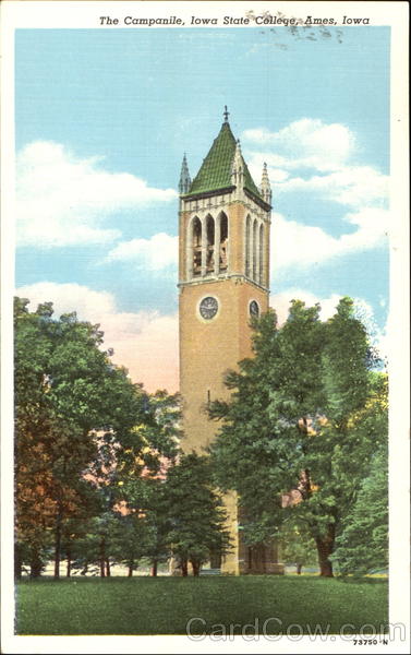 The Campanile, Iowa State College Ames