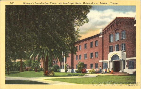 Women's Dormitories, Yuma And Maricopa Halls, University of Arizona Tucson