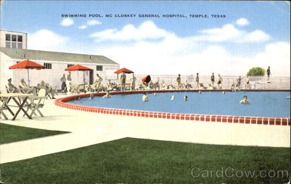 Swimming Pool, Mc Closkey General Hospital Temple Texas