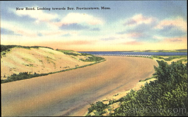New Road, Looking Towards Bay Provincetown Massachusetts