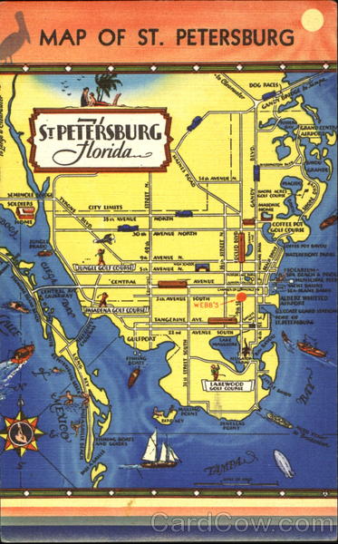 Map Of St. Petersburg Florida