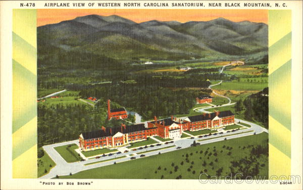 Airplane View Of Western North Carolina Sanatorium Black Mountain