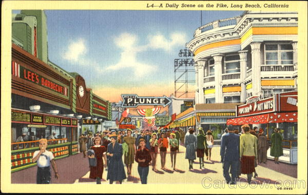 A Daily Scene On The Pike Long Beach California