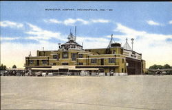 Municipal Airport Postcard