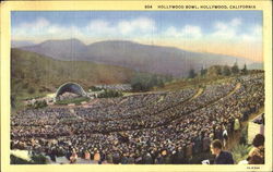 The Hollywood Bowl Postcard