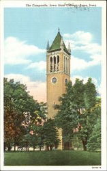 The Campanile, Iowa State College Ames, IA Postcard Postcard