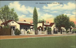 Residence Section Postcard