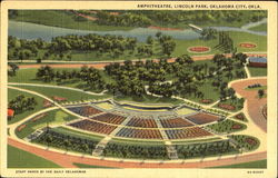 Amphitheater, Lincoln Park Oklahoma City, OK Postcard Postcard