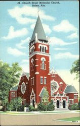 Church Street Methodist Church Postcard