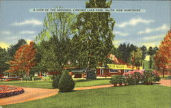 A View Of The Grounds, Canobie Lake Park Postcard