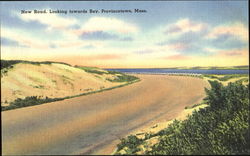 New Road, Looking Towards Bay Postcard