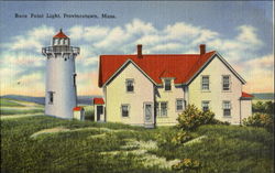 Race Point Light Provincetown, MA Postcard Postcard