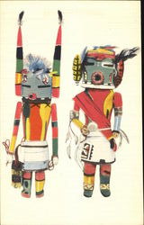 Kachina Dolls Hopi Indians Postcard