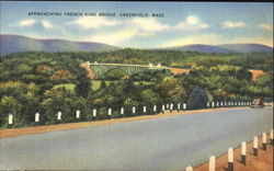 Approaching French King Bridge Postcard