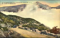 Automobile Road Up, Mt. Washington Postcard