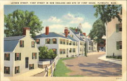Leyden Street Postcard