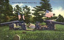 Grave Of Myles Standish Postcard