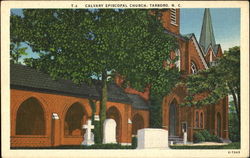 The Calvary Episcopal Church Tarboro, NC Postcard Postcard