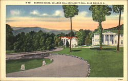 Sunrise Scene Blue Ridge, NC Postcard Postcard