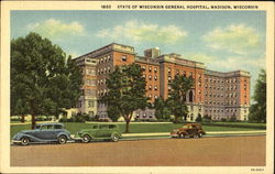 State Of Wisconsin General Hospital Postcard