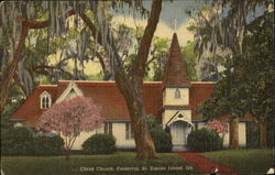 Christ Church, Frederica Postcard