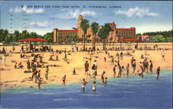 W Spa Beach And Vinoy Park Hotel St. Petersburg, FL Postcard Postcard