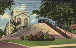 Indian Mound At Mound Park Hospital St. Petersburg, FL Postcard Postcard