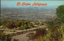 El Cajon California Postcard Postcard