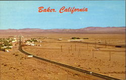 Baker California Postcard Postcard