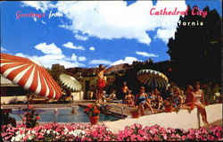 Greetings From Cathedral City Postcard