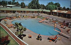 Sahara Motor Hotel, 825 West Hobsonway Postcard