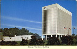 Hayward City Center Building Postcard