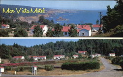 Mar Vista Motel, Anchor Bay Gualala, CA Postcard Postcard