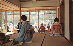 Japanese Tea Ceremony, Birmingham Botanical Gardens Alabama Postcard Postcard