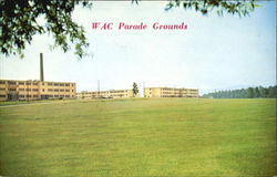 WAC Parade Grounds And Living Quarters, Ft. McClellan Postcard
