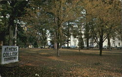 Athens College Alabama Postcard Postcard