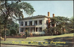First White House Of The Confederacy Montgomery, AL Postcard 