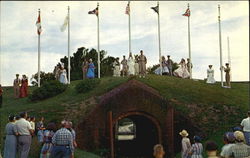 Fort Morgan Alabama Postcard Postcard