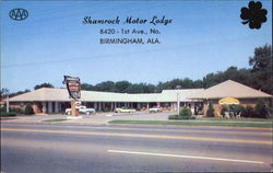 Shamrock Motor Lodge, 8420 1st Ave. Birmingham, AL Postcard Postcard