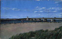 The Mile Bridge Seabrook, NH Postcard Postcard