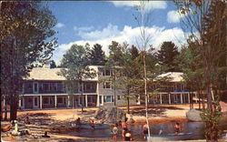 Christmas Island Motel Laconia, NH Postcard Postcard