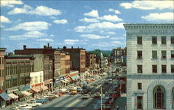 Looking South On Main Street Postcard