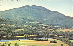 Connecticut River and Mt. Ascutney Scenic, VT Postcard Postcard