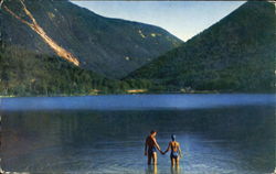 Echo Lake, Franconia Notch Postcard