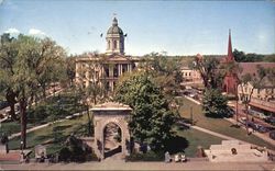 West Of Concord's Main Street Business District Postcard